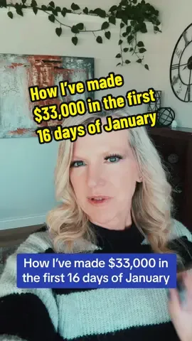 How I’ve made $33,000 in the first 16 days of January.  #digitalmarketing #makemoneyonline2024 #emailmarketing #onlinebusiness #passiveincomeformoms #workfromhomemom 