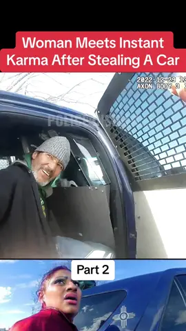 Woman Meets Instant Karma After Stealing A Car