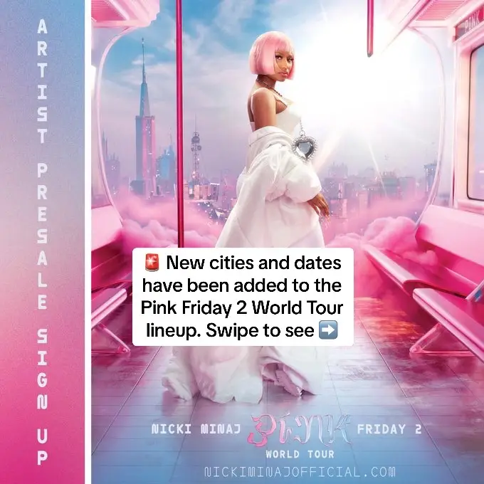 !!!!! pre-sale at 1pm est #barbofthecentury #fyp #foryou #nickiminaj #pinkfriday2worldtour 