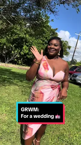 #GRWM for a wedding 💒💄👗  Ft: @SHEIN @rainbowshops  #fyp #jamaicantiktok #jamaicatiktok #wedding #GDWM #gdwmplussize #xyzbca #shein #sheincares 