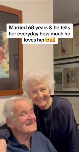 Married 68 years & he tells her he loves her everyday🥹🥰#couplegoals #fypシ #fypシ゚viral #foryourpage #fup #fupシ #viral #viralvideo #trend #ff #foryou #f #foruyou #Love #sosweet #awesome #aww #likes #view #sweet #cuties #fy 