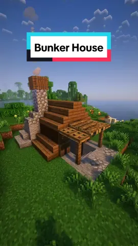 Bunker House #Minecraft #minecrafttutorial #minecraftbuilding #minecraftbuild #minecraftbrasil 