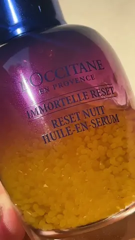 One of my favorite @L’Occitane Serums has to be the Immortelle Overnight Reset Oil-in-Serum. It smells AHHMAZING 🫧  Helps soothe & revitalizes the skin, helps to visibly smooth fine lines, gives an amazing glow! Great for all skin types!  #loccitane #loccitanepr #serum #serums #skintok #skincare #skin #skinglow #skincaretiktok #skincareroutine #skincaretips #SkinCare101 #skincareproducts #skincarecheck #skincarehacks #glowyskin #review #prouctreview #skincarereview #parati #cuidadodelapiel #latinacreator #latinacreatorcommunity #latinacreatortok #latinacontentcreator #skincareblogger #blogger #latinablogger #fyp #foryou #foryoupage #fypシ #fy #fypage #fypシ゚viral #viral #trend #viralvideo #viraltiktok #blowthisuptiktok #browntiktok #chicana #latina #aesthetic #aestheticvideos #immortellereset #skinserum #antiaging #antiagingskincare #antiagaingserum 