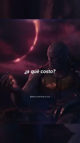 Todo lo perdi 🥺😔 #thanos #marvel #avengers #fyp #parati #viral #nochedletras #sad #fypシ 