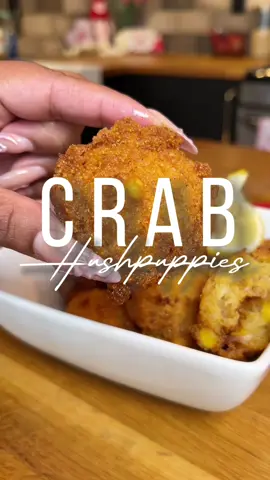 I just KNEW the Pinterest girls be lying…UNTIL I MET JUILE 😂🤞🏾 | #biteswithbuhhhhreeee #food #Foodie #cook #cooking #crab #hushpuppies 