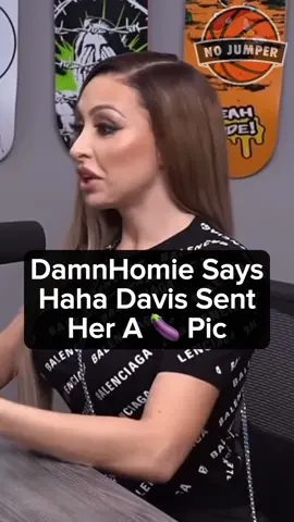 DamnHomie said #HahaDavis sent her some wild messages. 👀 #nojumper #adam22 