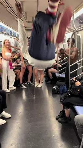 NYC Subway Fun ‼️😄🕺🚇🔥 … #fyp #foryoupage #wafflekozik 