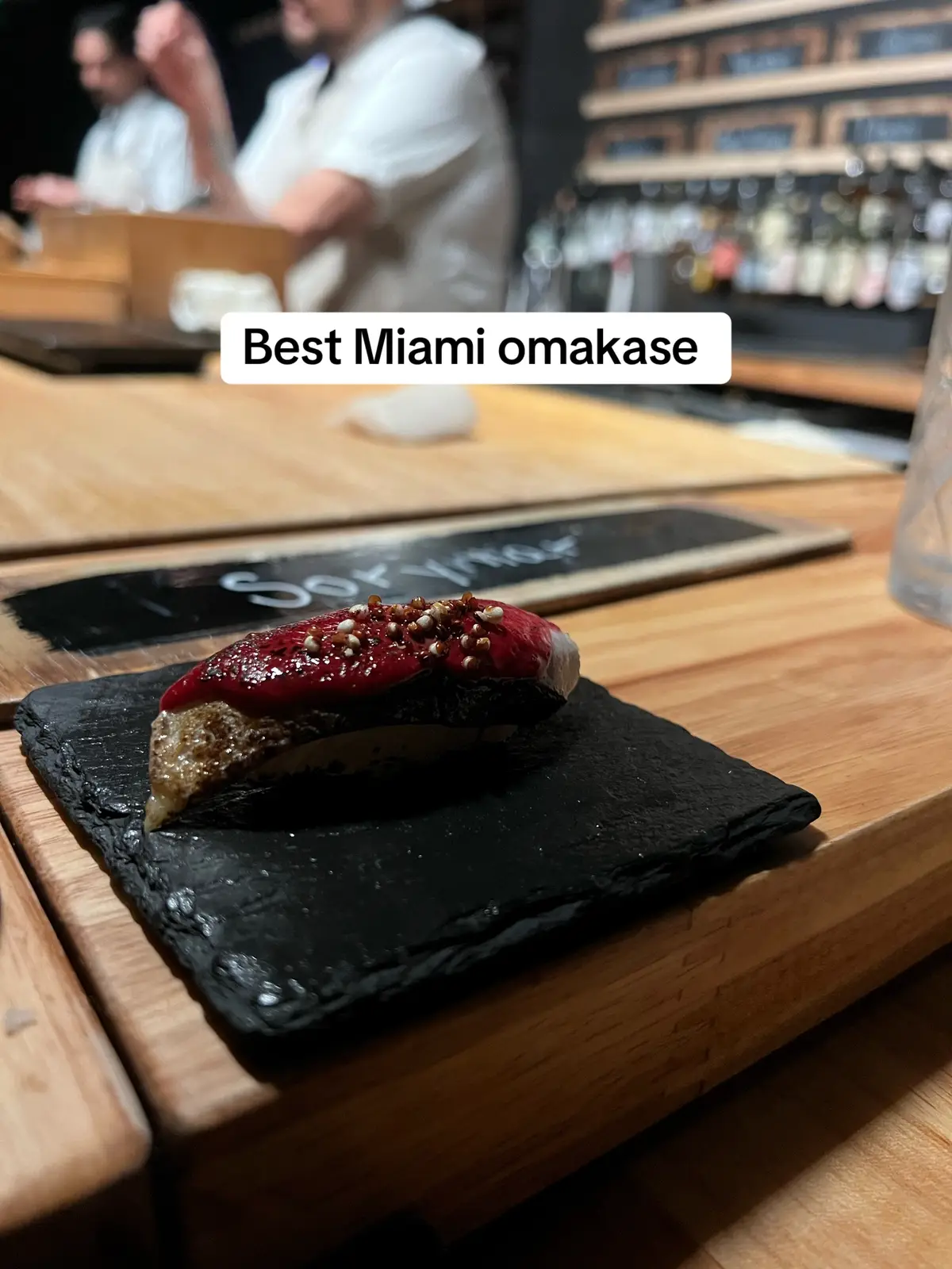 Sushi by scratch 📍🤤 #miamifoodie #miamifood #omakase #miami #miamirestaurants 
