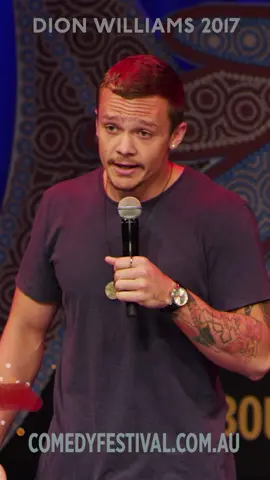 Dion Williams has been learning Greek. #DionWilliams #DeadlyFunny #micf #standup #aboriginal