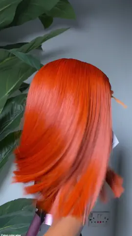 Cajun color bone straight wig  Hair type: Baby thin Closure: 2by6 Density: 230g  #dewindstrands #cajunspicecolor #orangehair #bonestraight #wig #orangeblaze #portharcourthairvendor #hairvendor #bonestraighthair 
