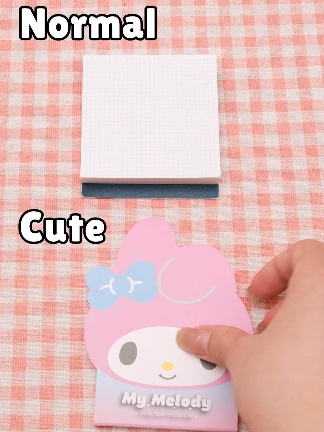 Normal Stationery VS. Cute Stationery✨💖 #stationery  #study  #fyp  #stickynotes  #coaster  #keychain  #washitape  #kawaiiink  #kawaii