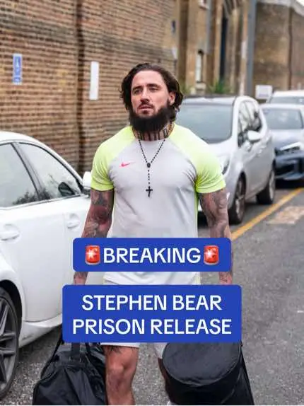 Reality TV star Stephen Bear has been released from prison. Bear served 11 months of his 21-month sentence after he was found guilty of voyeurism and two counts of disclosing private, sexual photographs and films after sharing explicit videos of Georgia Harrison on OnlyFans in 2020. #fyp #breaking #Uknews #news #stephenbear #georgiaharrison #released #prison #guilty #realitytv #freeman #crime #crimetok 