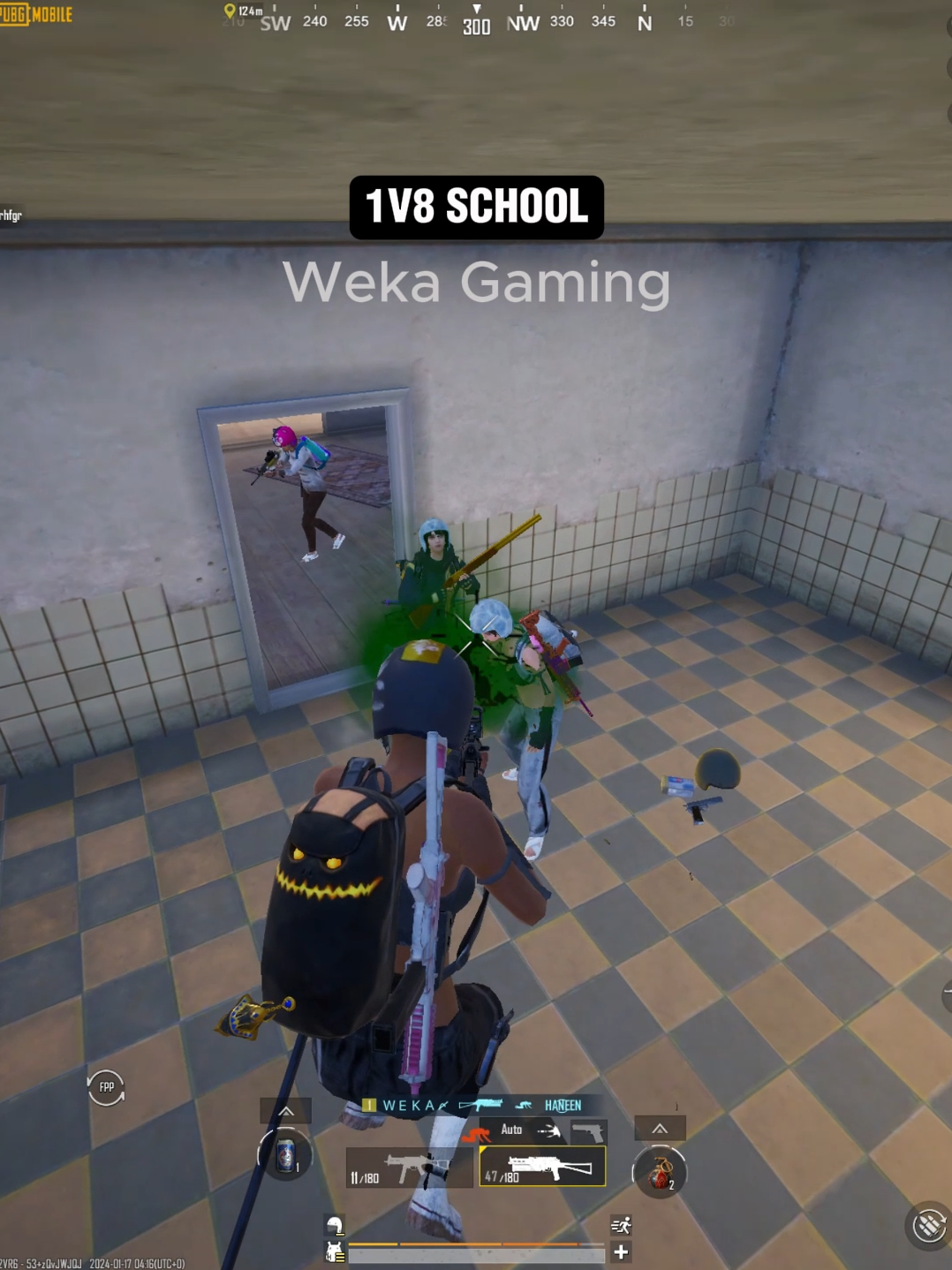 1V8 SCHOOL #pubgmobile #AliWeka #WekaGaming #AliWekaGaming #WekaGaming1 #Weka1a #Fyp