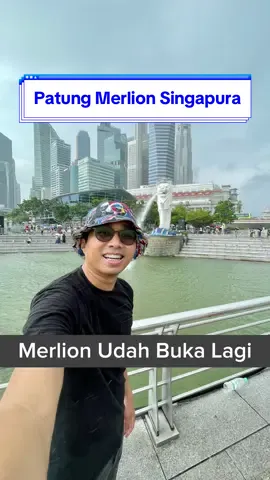 Merlion udah buka lagi 🇸🇬 Buat kamu yang akhir tahun lalu liat kontenku soal Merlion lagi renovasi, nah ada berita baik nih, sekarang Patung Merlion udah bukaaaa lagi. Jadi buat kamu yang mau ke Singapura jangan lupa buat mampir dan foto di sini yaaaa. Yang jelas datang pagi yaaaa biar lebih sepi dan enak 🤩 Nah selain datang pagi, kalau kamu mau ke Patung Merlion ini, cek aplikasi prakiraan cuaca juga ya biar bisa siap-siap kalau ternyata misal lagi panas banget atau malah lagi gerimis ke hujan.  Semoga bermanfaat 🙏🏻 Follow @inimasabi untuk konten informasi penerbangan dan travel tips lainnya #BuatKamu 🙌🏻