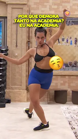É O MEU JEITINHO 🤭😂 #TeamAlane #BBB #bigbrotherbrasil #academia  🎥 Reprodução: TV Globo/Gshow