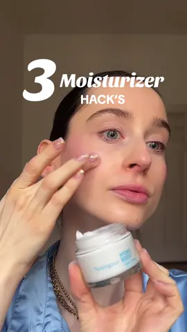 Anzeige | 3 Moistruizer HACK‘s ✨✨✨💦💦💦💦 #moisturizer #skincare #skincaretips #skincarehacks #getthemostoutofyourproduct #neutrogena 