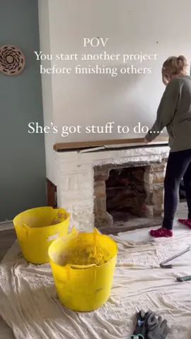 Happy Wednesday This audio 🤣🤣 So many plans but no time and wanting to do them all at once. Anyone else do this? I also do it in our day to day, hubby regularly has to ask me why I’ve started something at a random or inconvenient time, but in my head it’s the perfect time.  The fireplace is a slow and steady one, we’ve got the plaster board ready to go in. This weekend we will be removing the skirting then hopefully we can start the flooring.  #diyproject #diyhomeimprovement #alcoveunits #diyalcoveshelving #diyfireplace #diyfireplacemakeover #girlswhodiy 