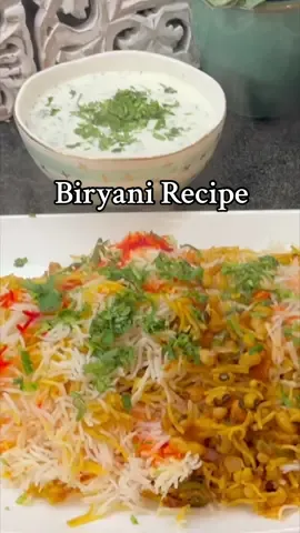 Chawli Biryani  - Lobia Pulao  - Lobia Bean Dum Biryani 1 1/4 cup black eye beans  6 cups of water 1/4 cup oil  1 black cardamom 4-5 cloves  1 tsp cumin 1 large onion finely chopped ( 200g) 1 TBSP ginger & garlic paste 1 tsp red chili powder 1 tsp coriander powder 1 tsp turmeric 1 1/2 tsp salt  8-10 curry leaves  2 large tomatoes (340g) 1-2 green chilies 1 cup water 2 TBSP tamarind chutney or tamarind water  2 1/2 cups rice Orange food color  Pinch of saffron  2 TBSP hot milk Raita: 2-3 cups yogurt  1 green chili  1/4 cup chopped cilantro  1 tsp coarsely grinded cumin 1/4 tsp salt  #ChawliBiryani #VegetarianDelight #HealthyEats #BiryaniLove #PlantBasedBiryani #FlavorfulFeast #HomeCookedJoy #IndianCuisine #FoodieFavorites #VegetarianBiryani #OnePotWonder #SpicyGoodness #RiceLovers #CookingInspiration #GourmetVibes #TastyCreations #WeeknightDinner #FoodPhotography #InstaFoodie #BiryaniCraving #HomeChefMagic #DeliciousAndNutritious #ChawliRecipes #InstaBiryani #CulinaryAdventures #ComfortFoodMood #SoulfulCooking #HomemadeMagic #FoodLover #FoodGoals #biteofjoy