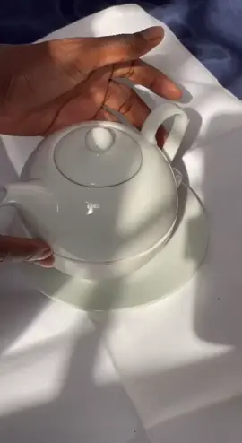 Sip and savor the perfect cup of tea with our Tea for One Ceramic 2pc White Teapot 500ml & Cup 300ml Set🤩 Price: 40cedis Available on retail only #fyp #befavoredshop #foryou 