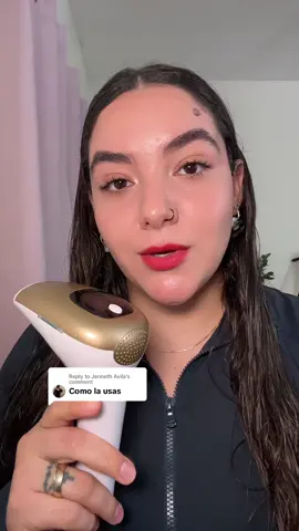 Replying to @Janneth Avila como usar la maquina de laser! #laser #hirsutismo #ipllaserhairremoval #vellofacialenmujeres #vellofacialfemenino #bellofacialporsop #sop #tipsdechicas 