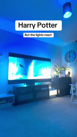 Would you want your tv to do this too? #harrypotter #ledlights #fyp #foryou