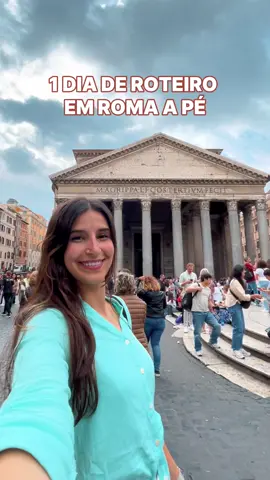 Dica de roteiro de um dia a pé em Roma. Gostaram? #roma #italia #allanticovinaio #viagem  