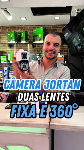Câmera com lente Fixa e 360°! Conheça a câmera Jortan Duas Lentes, excelente pra uso externo e disponível aqui na Santa Security pelo melhor preço 🚀🔓 📍Rua Santa Ifigênia, 92 - Loja 1 . . . #santasecurity #jortan #segurança #cftv #vigiliancia #cameradeseguranca #santaifigênia 