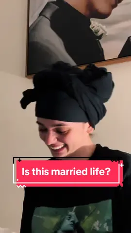 After she took it off is when she decided to cut her hair short… #fyp #husbandwife #couple #marriedlife 