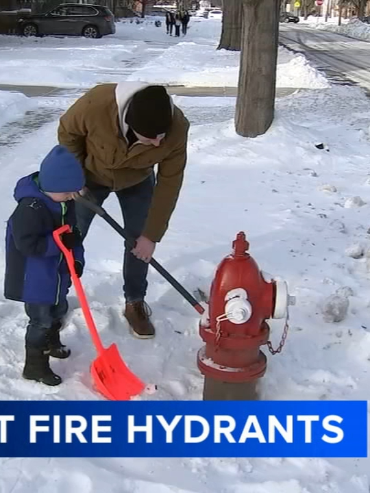 A northwest suburban fire department is asking people who live there to adopt a fire hydrant this winter and potentially save a life. #news #fyp #weather