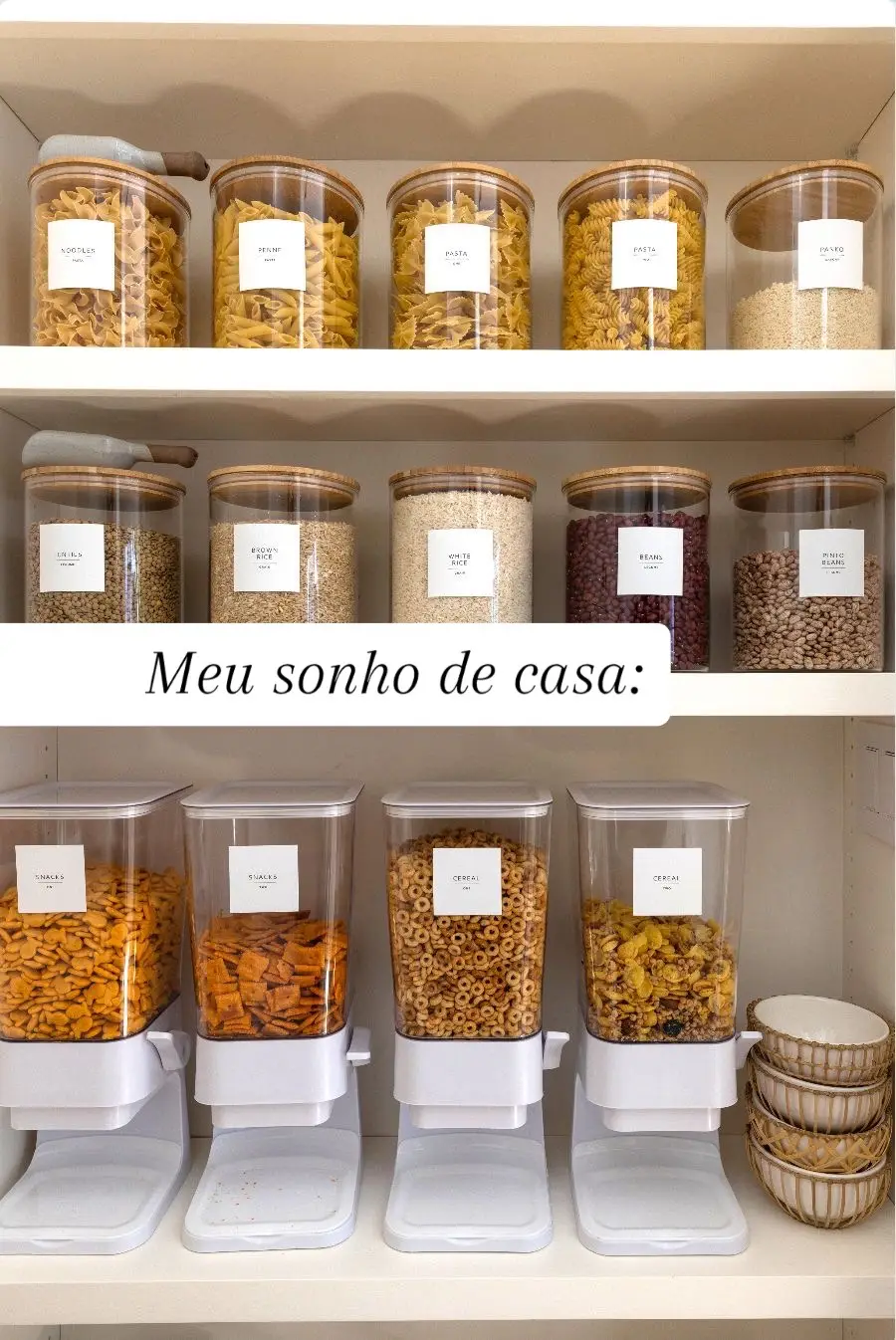 Ta bom, talvez eu tenha alguma quedinha por organização… 🤭✨ #realizandosonhos #enxovaldecasanova #sonhodeconsumo #casadossonhos