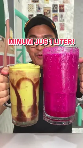 Gak kembung gak boleh pulang kalo kesini. Bayangin aja gaes disini ada jus yang ukurannya sampe 1 liter loh!!! . #fyp #serunyakuliner #serunyaliburan #kulinerindonesia #kulinertiktok #jelajahkuliner2 #longervideos #jus #kulinertangerang 