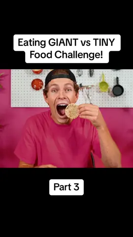 Part 3- The boys cooked GIANT vs TINY food….🤩 #fyp #benazelart #pank #myfri #theboygotme #tiktok #brentriveraedit #staywild #piersonwodzynski 