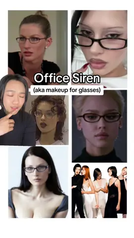 Office Siren 🫱🏼‍🫲🏽 Makeup for Glasses #officesiren #officesirenmakeup #officesirenaesthetic #officesirenmakeuplook  #bayonettaglasses #makeup #makeuptutorial #makeupforglasses #glassesmakeup #fyp 