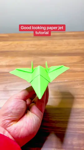 Paper jet tutorial, good looking, easy #paperplanes #paperplanetutorial #paperplanechallenge #origamitutorial 