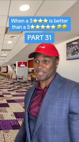 Replying to @Adam Zahran When a 3⭐️⭐️⭐️ is better than a 5⭐️⭐️⭐️⭐️⭐️ 🤣🤣 #football #footballtiktok #thaddboii #lsu #lsufootball #lsutigers #3starvs5star #cju #nflscout #nfl #steelers #miamidolphins #mikemcdaniel #coachjohnson #coachjohnsonuniverse 
