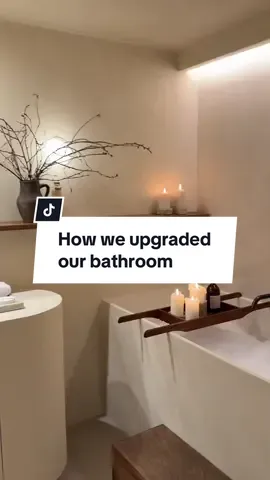 The best thing about microcement is, that it can be applied over nearly anything - would you use it in your home?  #microcemento #microcement #texturedwalls #bathroommakeover 