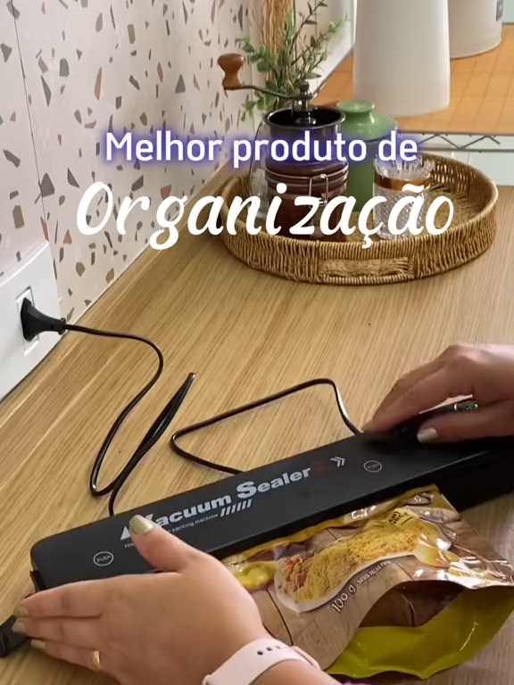 Preserve seus alimentos por mais tempo: Seladora a Vácuo - Sabores e nutrientes frescos sempre! 👉LINK AQUI: https://shope.ee/2AptSyqvDM  #seladoraavacuo #preservaçaodealimentos #cozinhaeficiente #seladoradealimentos
