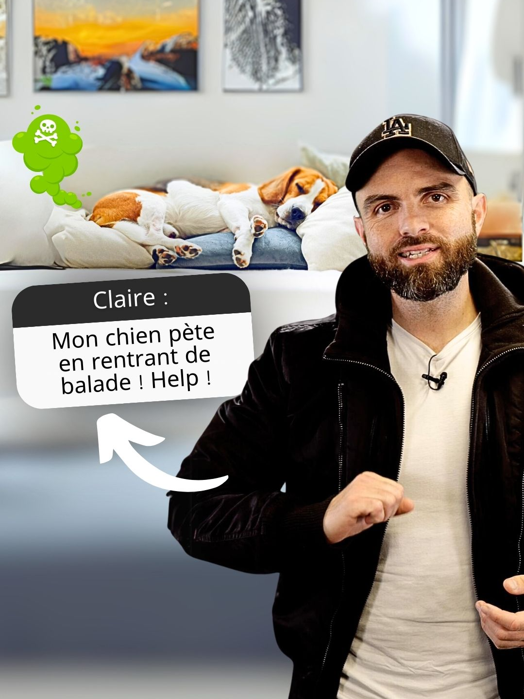 Mais pourquoi certains chiens pètent en rentrant de balade ? 🤢 Question drôle mais pas si bête quand on y réfléchit 🤔 Plusieurs raisons peuvent être à l’origine des gaz de votre chien en retour de sa promenade du matin. Aujourd’hui, Tony vous apporte enfin une réponse (sérieuse) à cette question pas si glamour… 😎