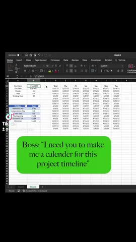 How to create a dynamic calendar in Excel! #excel #exceltips #exceltricks #exceltutorial #microsoftambassador 