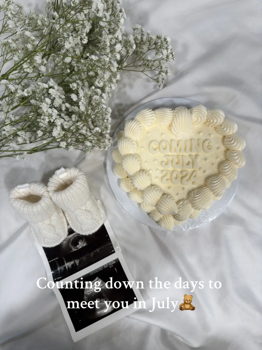 So excited to meet my baby!! #pregancy #july2024 #2024pregnancy #babyboy 