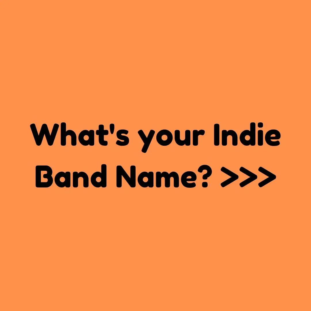 What's your Indie Band Name!?? Let us know!!  #indiebandnames #ukband #indiebands #indiemusic #indieuk #music 