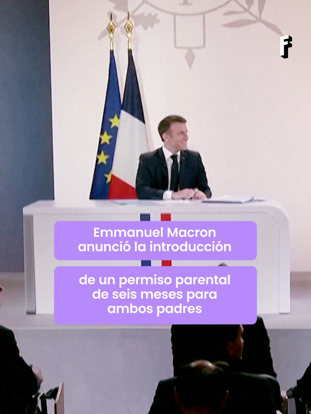 El presidente francés, Emmanuel Macron, ha anunciado que se ampliará el permiso parental opcional para ambos progenitores, hasta seis meses. Durante su discurso, Macron también habló de la necesidad de una mayor responsabilidad parental compartida para ayudar a las madres a no sufrir discriminación en el mercado laboral. #Freeda  #Paternidad  #Maternidad  #Baja  #Corresponsabilidad  #MercadoLaboral  #Igualdad  #PoliticasdeIgualdad  #Francia  #Macron