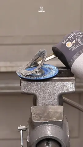 I repurposed an old flapper grinding disk!  #DIY #LifeHack #recycle #fyp #amazing #create #fy #trending #hobby 