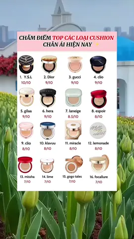 Chấm điểm top các loại cushion kiềm dầu, mỏng nhẹ chân ái #cushion #phannuoc #phannuockiemdau #makeup #reviewlamdep #tipslamdep #goclamdep #xh #xuhuong #LearnOnTikTok #fyp 