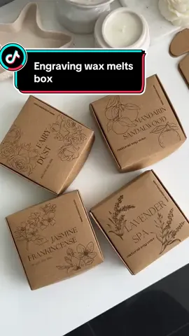 Which one is your fav?!😍✨Since we got the xTool F1, packaging in our small business has reached new heights. 🥹 New wax melts are coming to our website soon in four different aromatic variations 🌸. #xtoolf1  #xtool #candlesmallbusiness #soywaxcandleshandmade #waxmeltsbusiness @xTool 