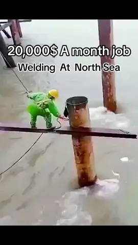 20,000 $ A month Job #welding #northsea #oilrig 