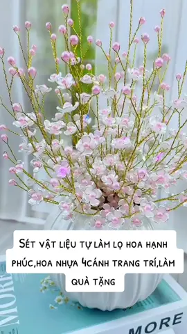 Sét vật liệu tự làm lọ Hoa Hạnh Phúc,hoa nhựa 4cánh may mắn trang trí nhà,bàn làm việc,phòng khách đều xinh,làm quà tặng đều ok#xuhuong #fyp #thinhhanhtrend #viral #tiktok #trending #viraltiktok #hottrendtiktok #tetnguyendan2024🧧🎆🧨 #dogiadungtienich #trangtrinhacua #hoa #camhoa 