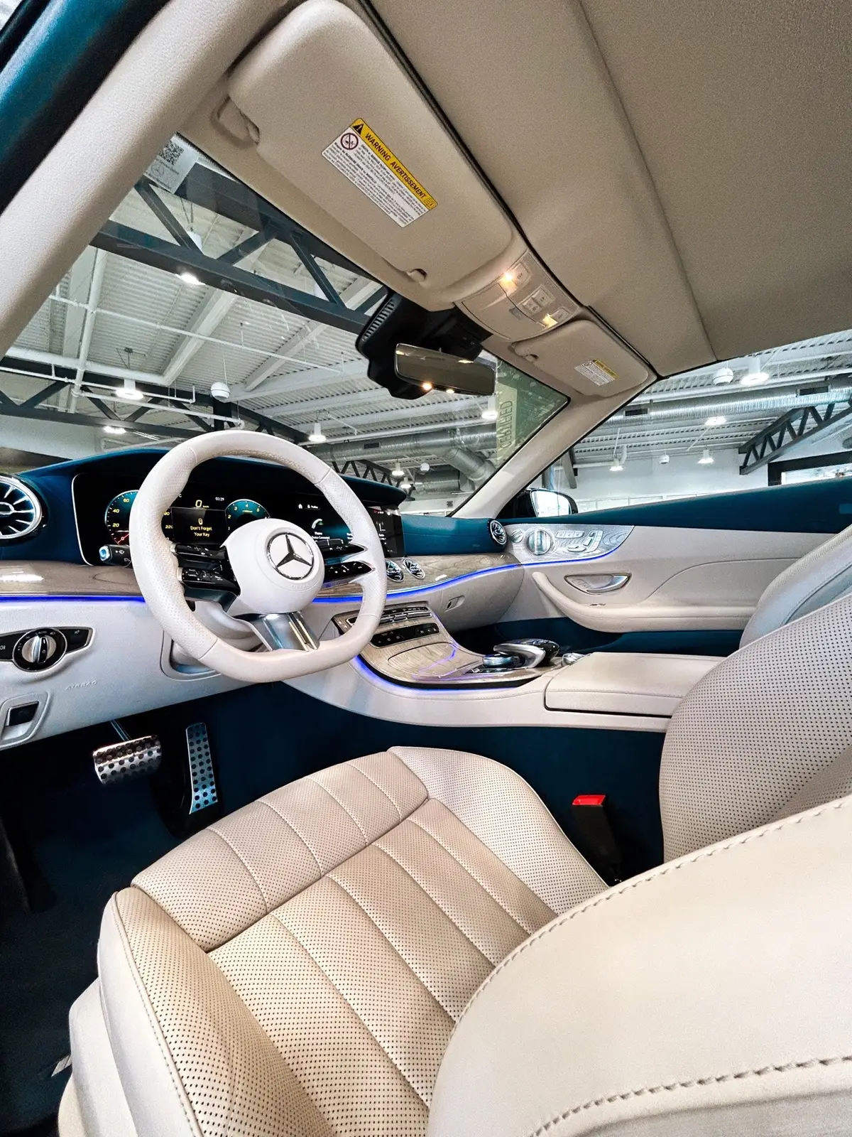 Stunning Beige Interior of the 2023 Pre-Owned E450 Cabriolet. Interior designed to give you maximum comfort with Heated seats to a multi beam LED lighting system and an active driving assistance package! Come visit Mercedes Benz Mississauga or visit our website for more details. #e450 #e450cabriolet #beigeinterior 