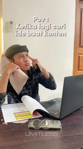 Pov: Ketika Lagi Cari Ide Buat Konten 😂🤣 #contentcreator #limitless #fypシ #fypシ゚viral #pov 
