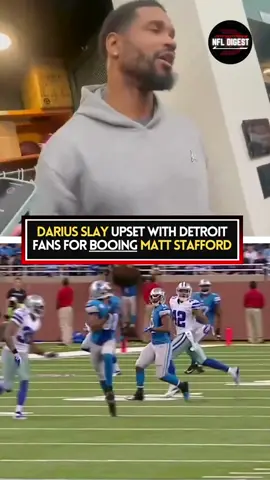 Darius Slay didn't appreciate Detroit fans BOOING Matt Stafford #fyp #nfl #nflfootball #NFLPlayoffs #nfltiktok #lions #detroitlions #detroit #mattstafford #larams #losangeles